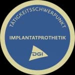 DGI Tätigkeitsschwerpunkt Implantatprothetik