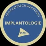 DGI Tätigkeitsschwerpunkt Implantologie